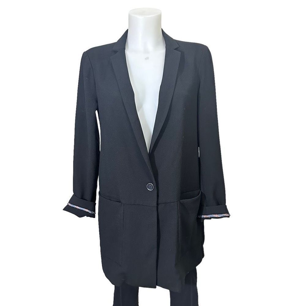 Anthropologie‎ Cartonnier Women’s Black Oversized Blazer Coat size XS